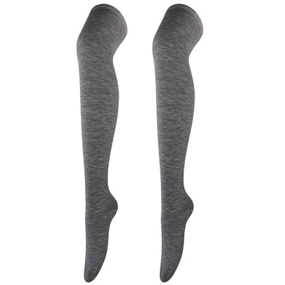 Chaussettes hautes souples et décontractées (6 paires) - Gris foncé - One Size - image 9