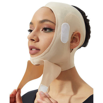 Casque de compression post-opératoire pour remodelage complet du visage - Nu - XXL - image 0