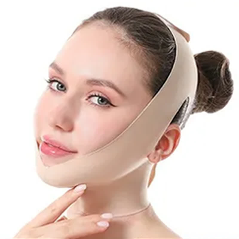 Bandage facial élastique raffermissant et extensible pour le teint - image 1