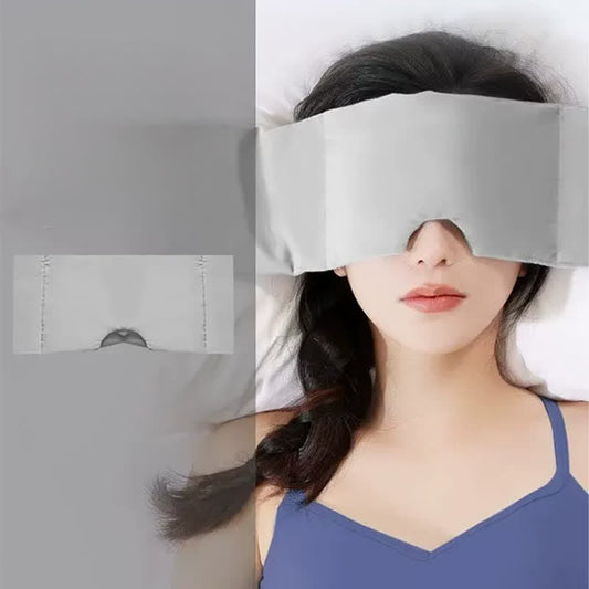 Masque de sommeil lesté apaisant pour les yeux fatigués - Gris - One Size - image 0