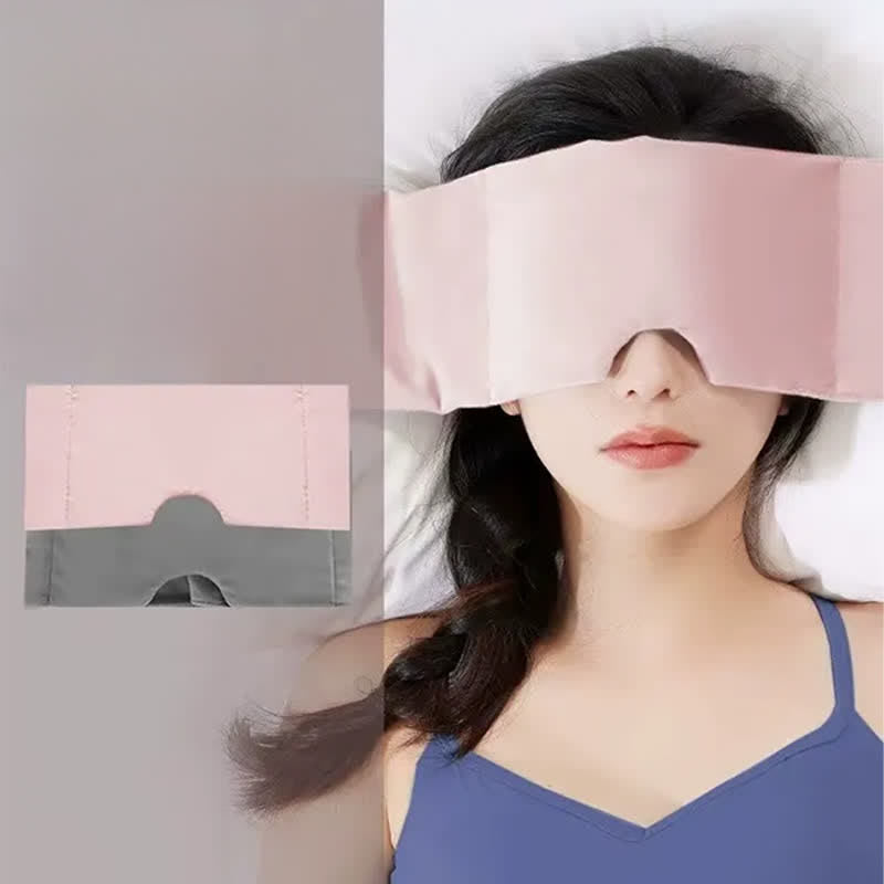 Masque de sommeil lesté apaisant pour les yeux fatigués - Rose - One Size - image 2