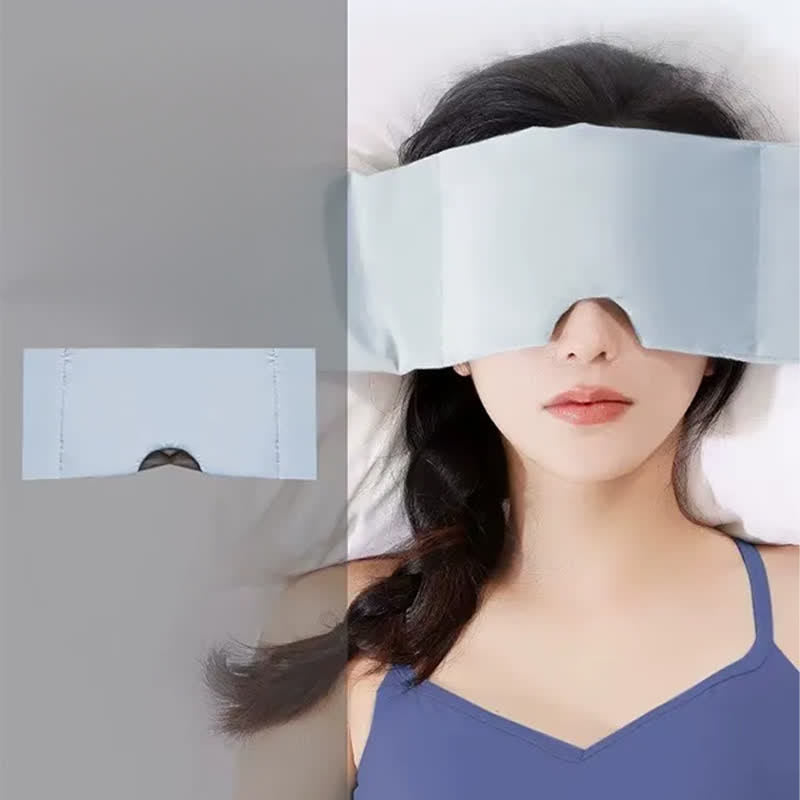 Masque de sommeil lesté apaisant pour les yeux fatigués - Bleu - One Size - image 1