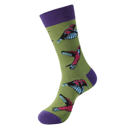 Chaussettes Tropical Bird Quarter (3 paires) - Violet - EU38-45 (US5-11) - image 2
