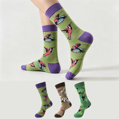 Chaussettes Tropical Bird Quarter (3 paires) - Multicolore - EU38-45 (US5-11) - image 0
