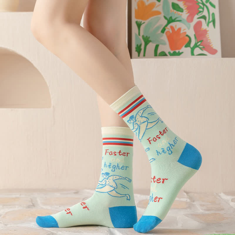 Chaussettes courtes à motifs de personnages de dessins animés mignons (4 paires) - image 3