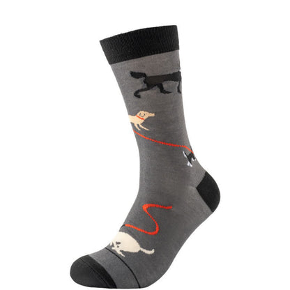 Chaussettes courtes pour chien et lapin joueurs - Noir - EU38-45 (US5-11) - image 3