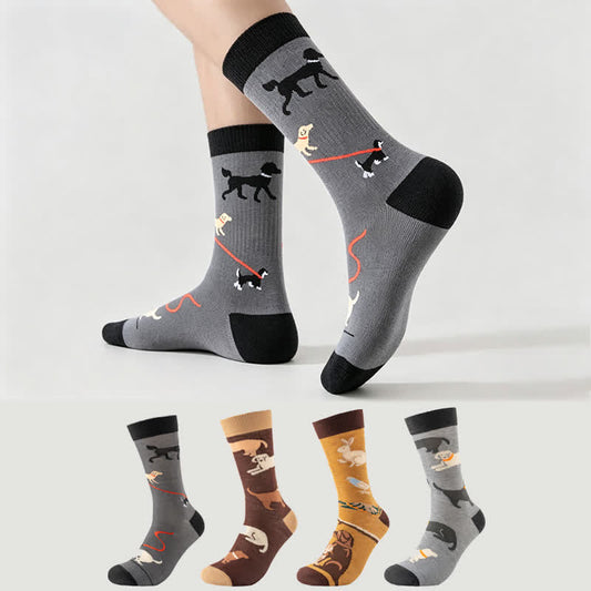 Chaussettes courtes pour chien et lapin joueurs - Multicolore - EU38-45 (US5-11) - image 0