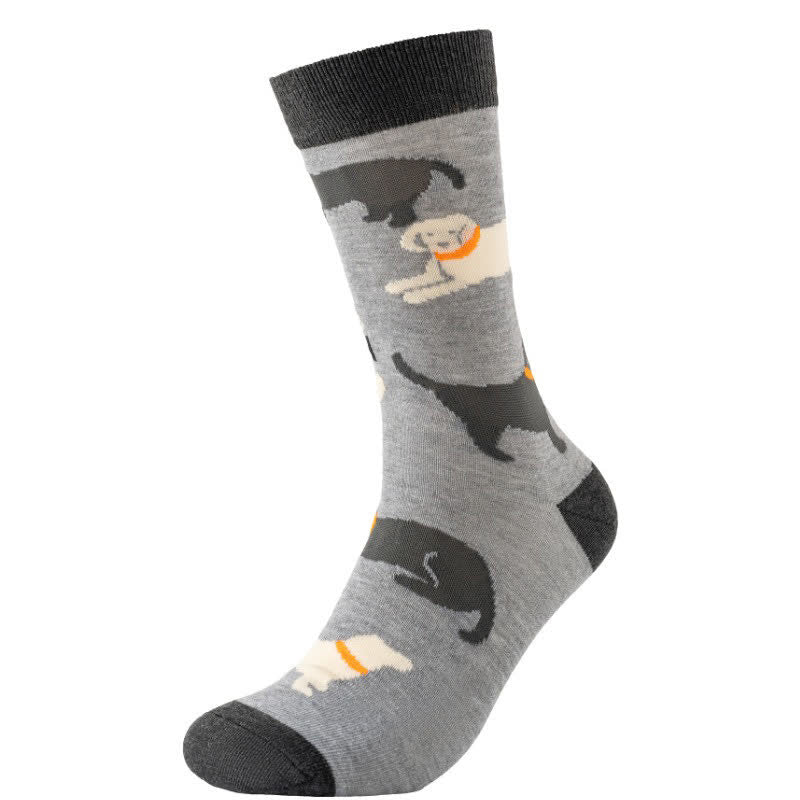 Chaussettes courtes pour chien et lapin joueurs - Gris - EU38-45 (US5-11) - image 2