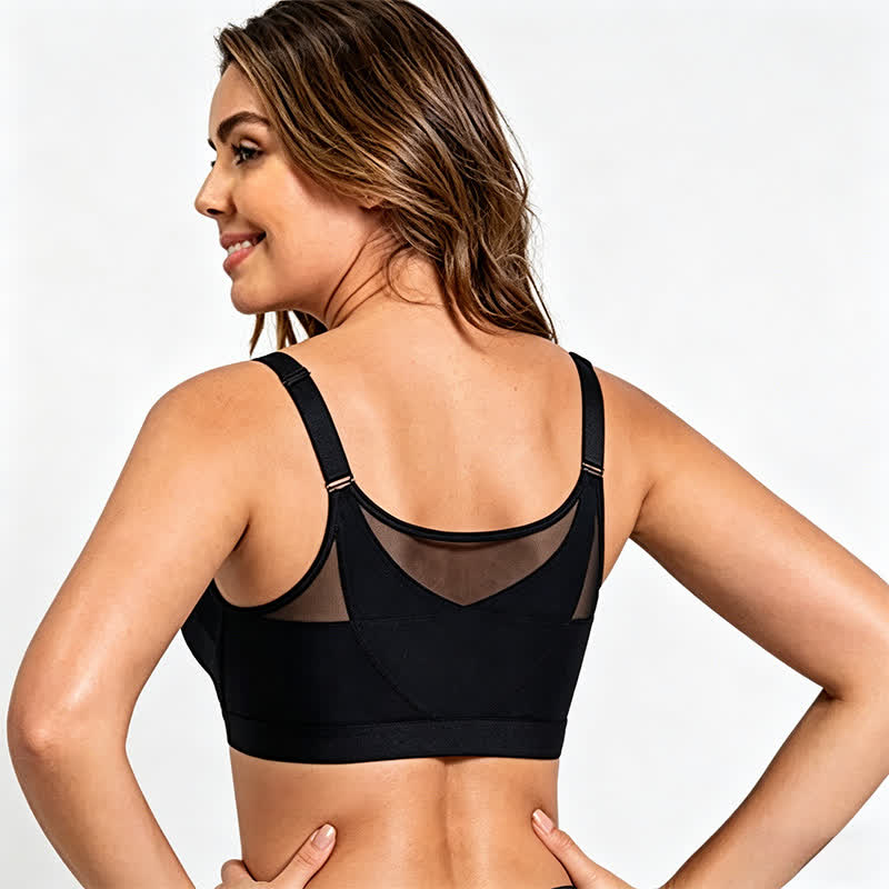 Soutien-gorge sans armatures à fermeture avant - image 3