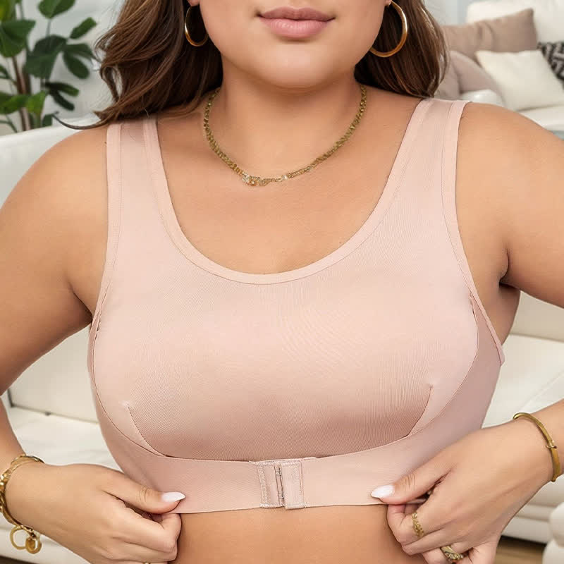 Soutien-gorge de sport sans armatures à fermeture avant - image 11