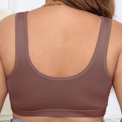 Soutien-gorge de sport sans armatures à fermeture avant - image 7