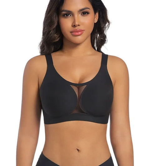 Soutien-gorge sans armatures en maille confortable - image 0