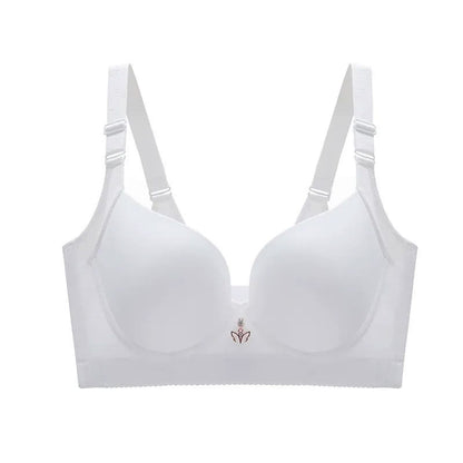 Soutien-gorge souple sans coutures à armatures - Blanc - 48 - D - image 3