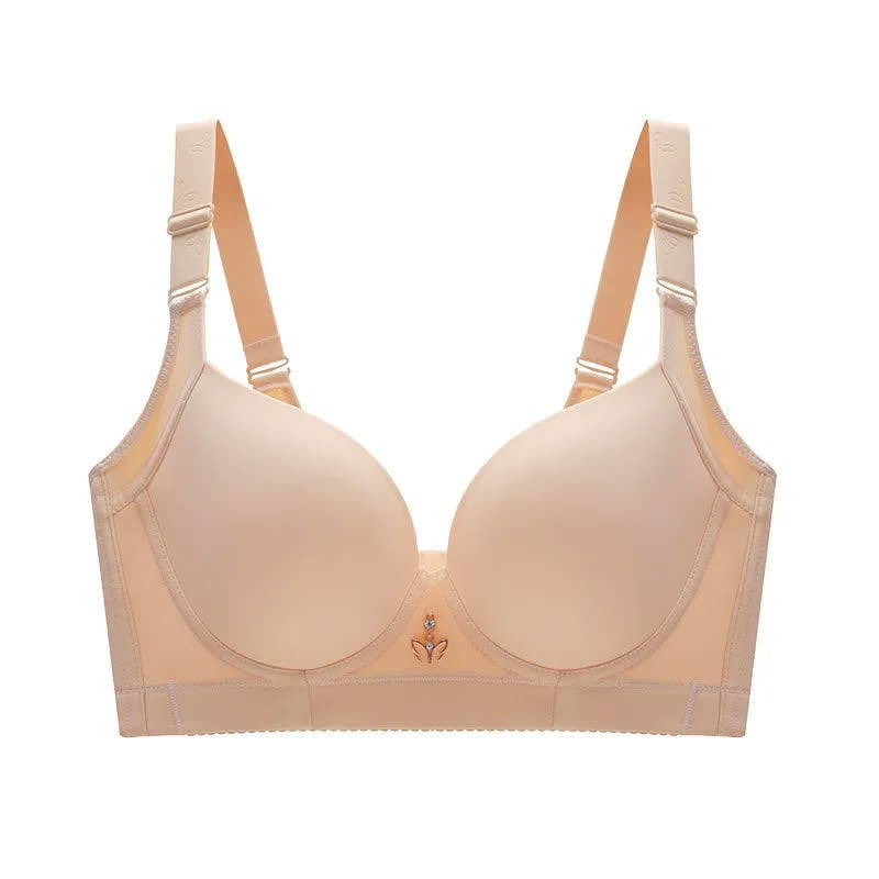 Soutien-gorge souple sans coutures à armatures - Nu - 48 - D - image 5