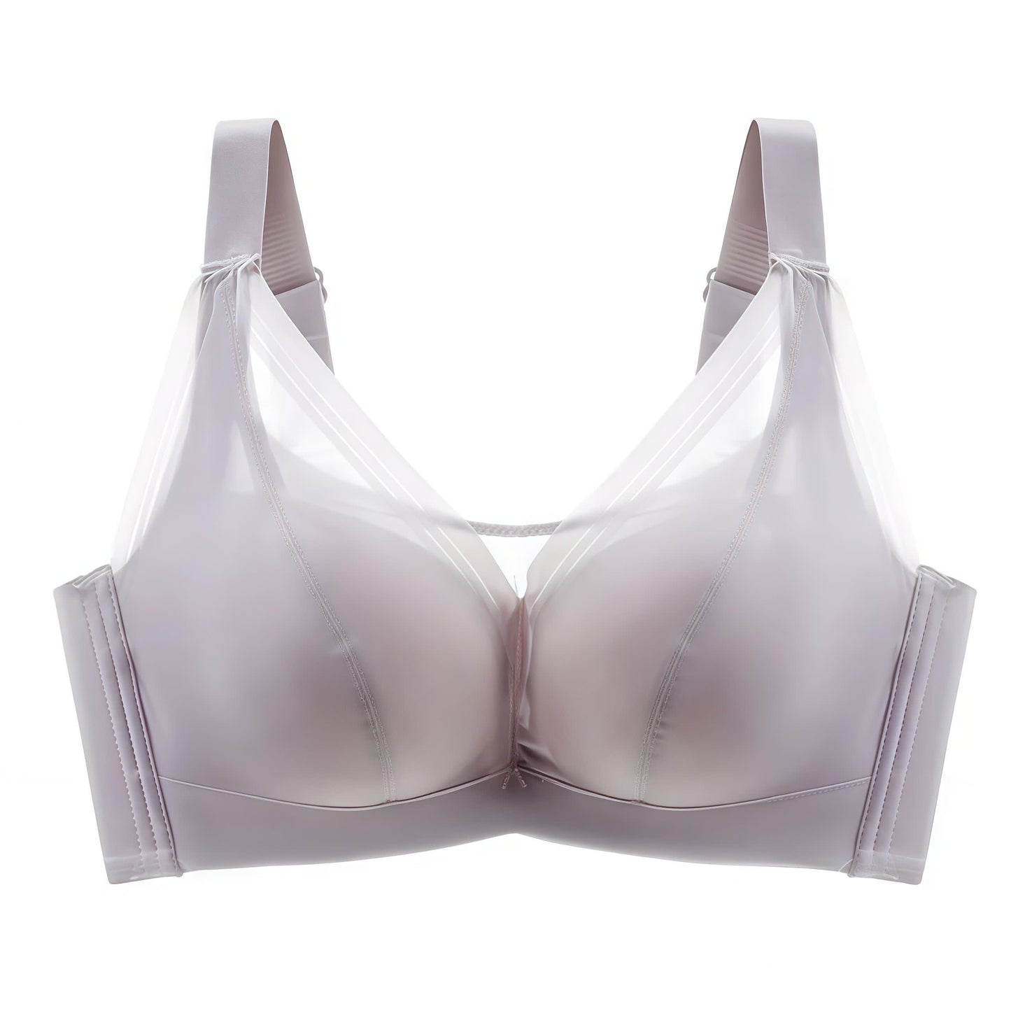 Soutien-gorge à armatures sans coutures et confort - Violet - 46 - E - image 3