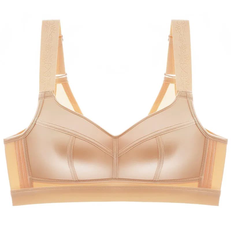 Soutien-gorge sans armatures à bretelles larges - Nu - 52 - E - image 1
