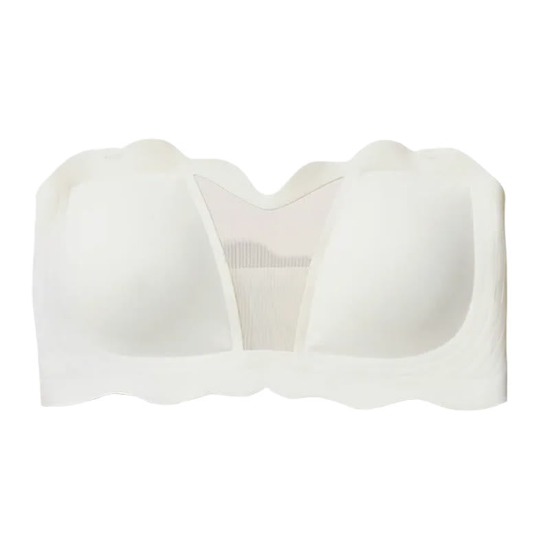 Soutien-gorge sans bretelles et sans armatures à maintien lisse - Blanc - 4XL - image 2