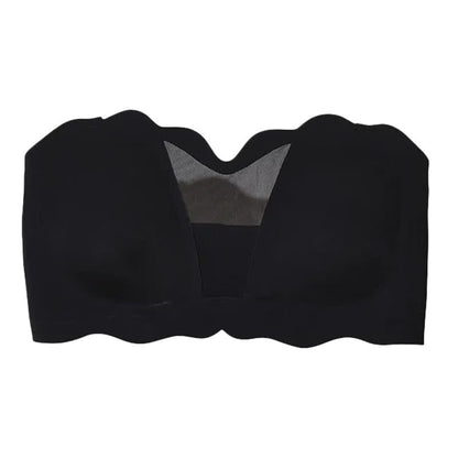 Soutien-gorge sans bretelles et sans armatures à maintien lisse - Noir - 4XL - image 3