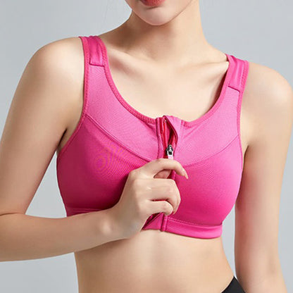 Soutien-gorge de sport sans armatures avec fermeture éclair sur le devant (lot de 2) - image 2