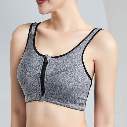 Soutien-gorge de sport sans armatures avec fermeture éclair sur le devant (lot de 2) - image 5
