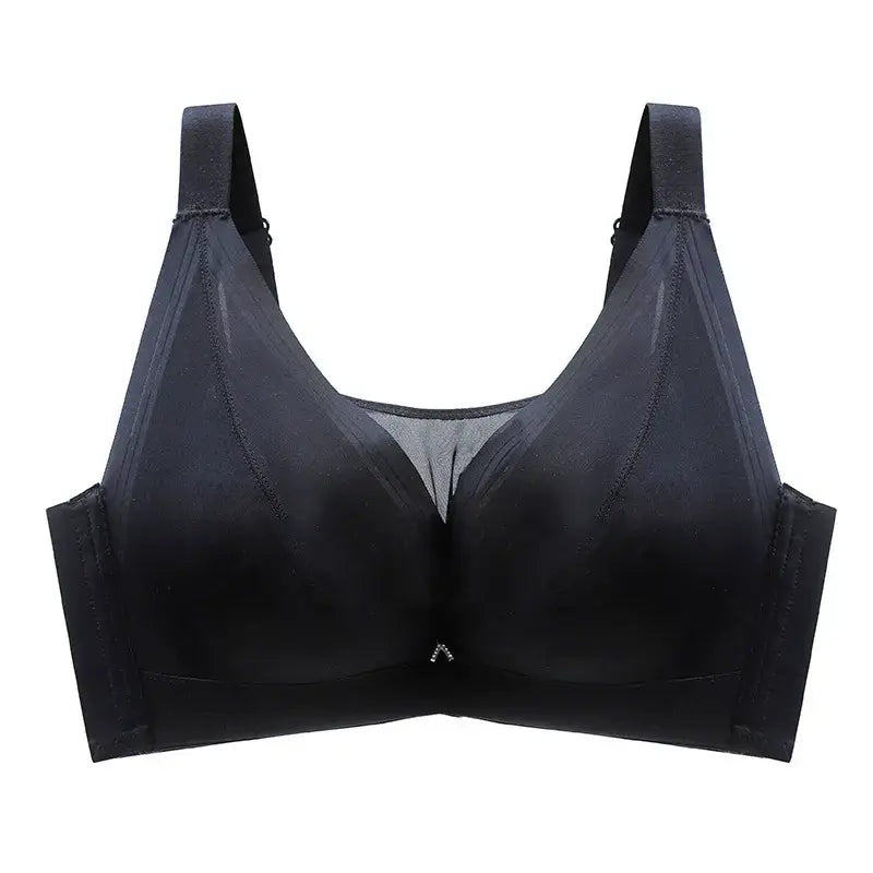 Soutien-gorge à armatures sans coutures et confort - Noir - 46 - E - image 5