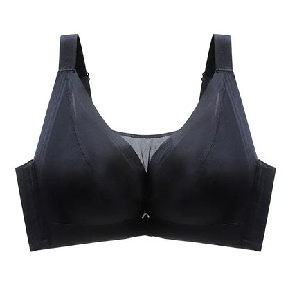 Soutien-gorge à armatures sans coutures et confort - Noir - 46 - E - image 5