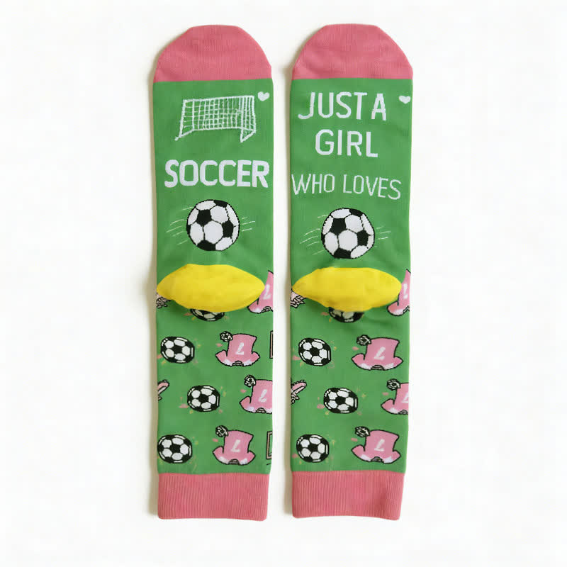 Chaussettes de football rayées en coton (3 paires) - Rose - EU39-44(US6-10) - image 11
