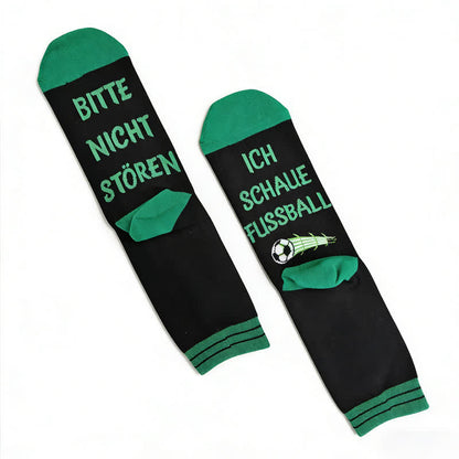 Chaussettes de football rayées en coton (3 paires) - Noir - EU39-44(US6-10) - image 12