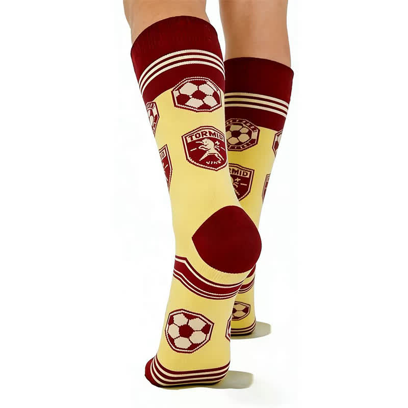 Chaussettes courtes tendance à motif football (5 paires) - image 5