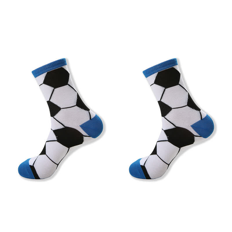 Chaussettes courtes décontractées à imprimé football (6 paires) - image 5