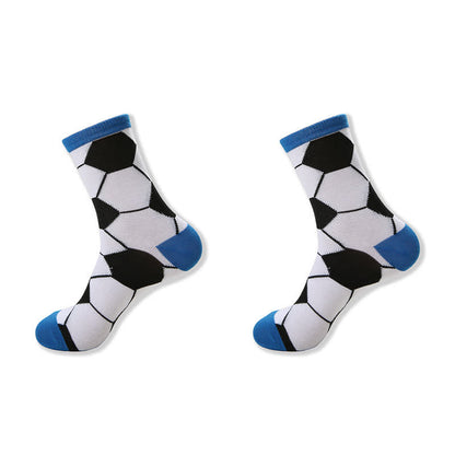 Chaussettes courtes décontractées à imprimé football (6 paires) - image 5