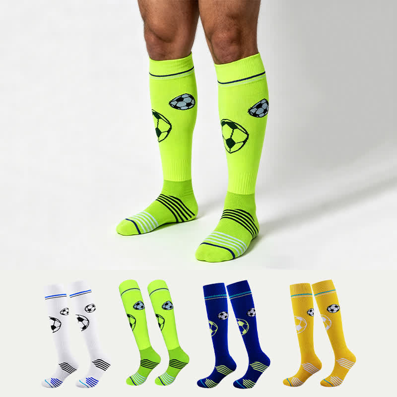 Chaussettes de football montantes rembourrées pour l'entraînement (2 paires) - image 0
