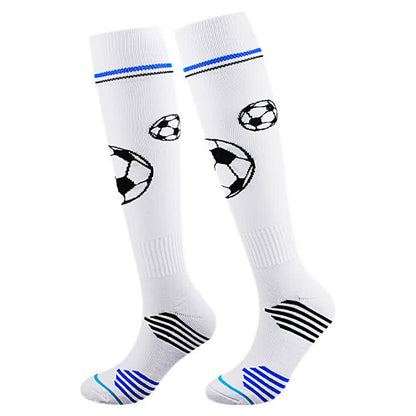 Chaussettes de football montantes rembourrées pour l'entraînement (2 paires) - Blanc - L - image 3