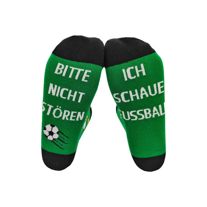 Chaussettes courtes humoristiques à motif de football (2 paires) - image 4