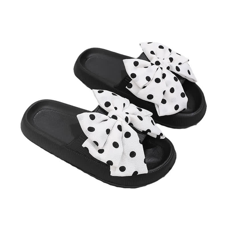 Pantoufles à pois mignonnes - Blanc - EU44-45(US10-11) - image 2
