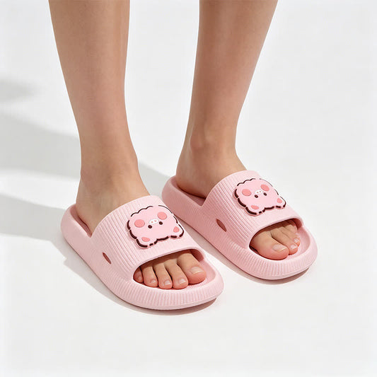 Pantoufles coussin nuage Pink Pig Charm - image 0