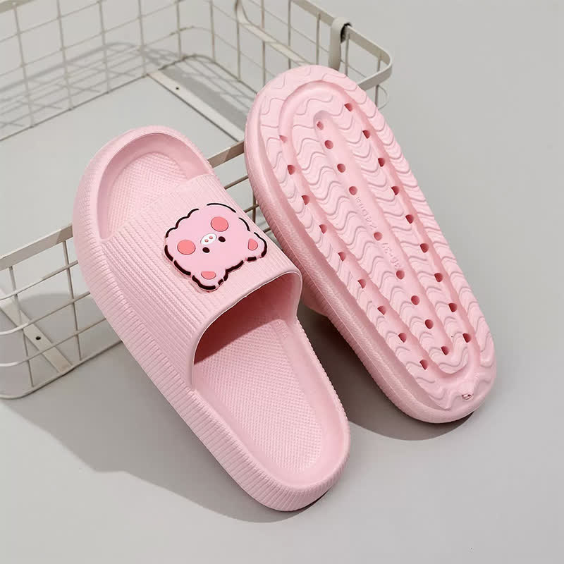 Pantoufles coussin nuage Pink Pig Charm - image 3