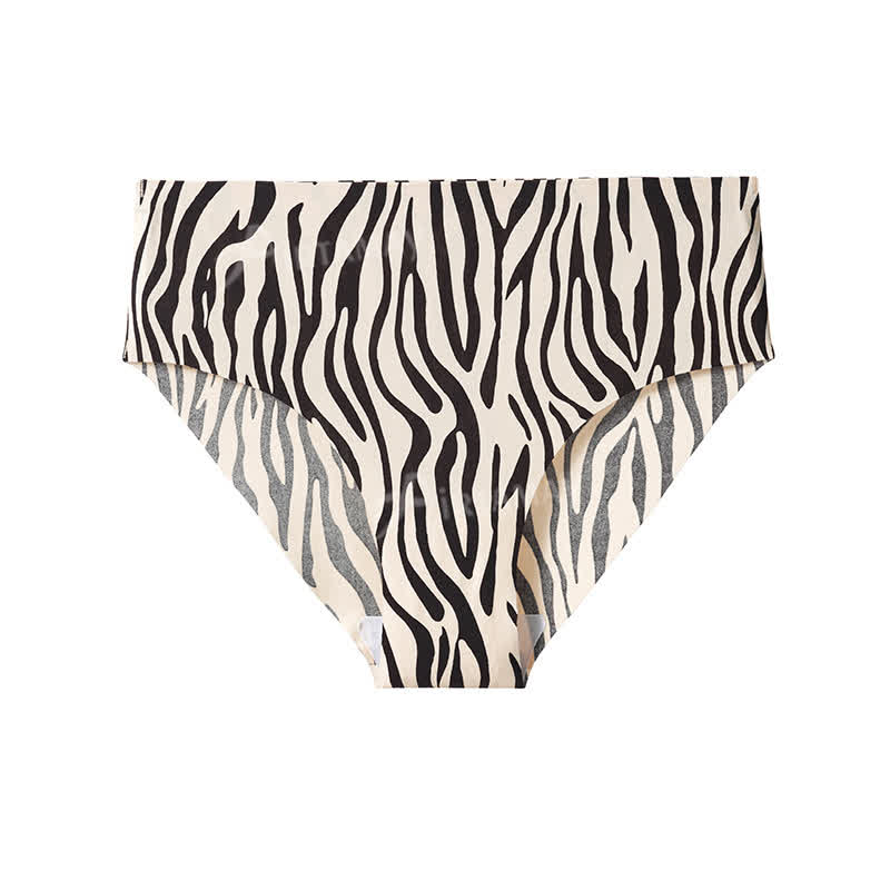Culotte invisible sans coutures à imprimé zèbre et léopard (paquet de 4) - image 6
