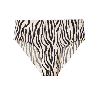 Culotte invisible sans coutures à imprimé zèbre et léopard (paquet de 4) - image 6
