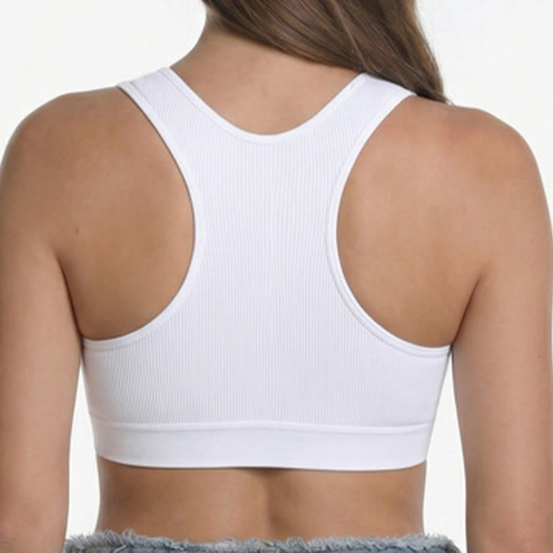 Soutien-gorge sans armatures à fermeture avant - image 4
