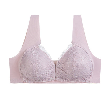 Soutien-gorge sans armatures à fermeture avant - Violet - 5XL - image 12