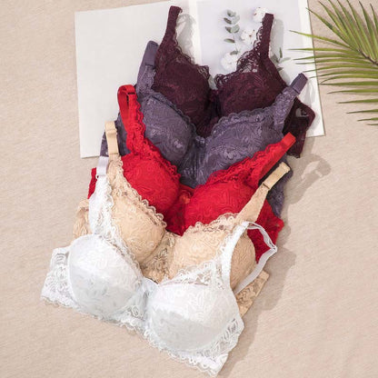 Soutien-gorge élégant à armatures en dentelle - image 8