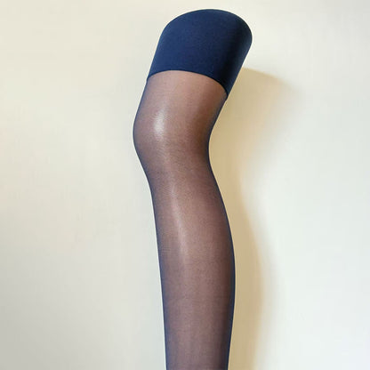 Collants gainants transparents (4 paires) - Bleu marine - One Size - image 12