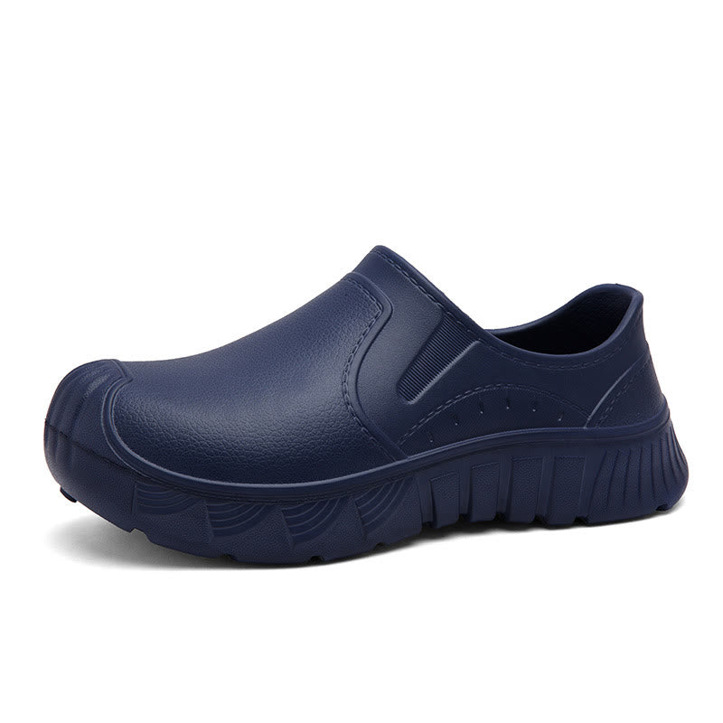 Chaussures de travail antidérapantes grande taille - Bleu marine - UE45 (US11) - image 16