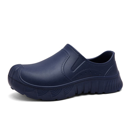 Chaussures de travail antidérapantes grande taille - Bleu marine - UE45 (US11) - image 16