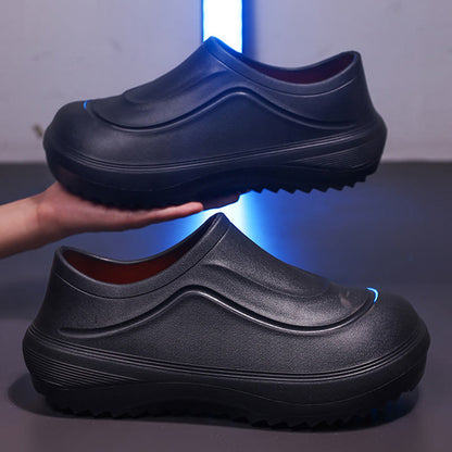 Chaussures de travail imperméables grandes tailles - Noir - EU45-46(US11-12) - image 13
