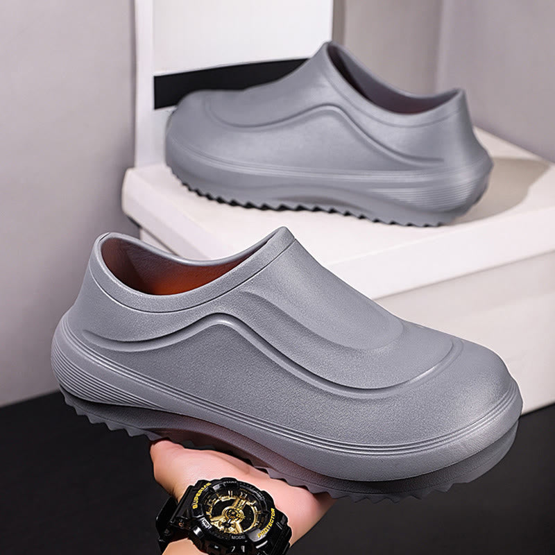 Chaussures de travail imperméables grandes tailles - Gris - EU45-46(US11-12) - image 12