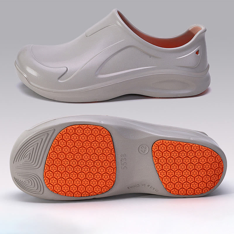 Chaussures de travail antidérapantes grande taille - Gris - UE45 (US11) - image 7