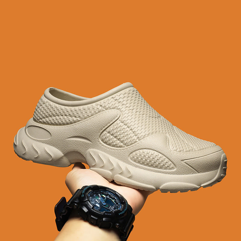 Chaussures de travail confortables et rembourrées pour tous les jours, grandes tailles - Beige - UE44 (US10) - image 14