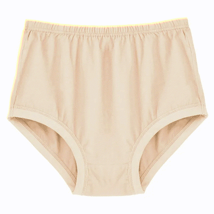 Culotte taille haute en coton doux à motif floral (lot de 2) - Nu - XXXL - image 5
